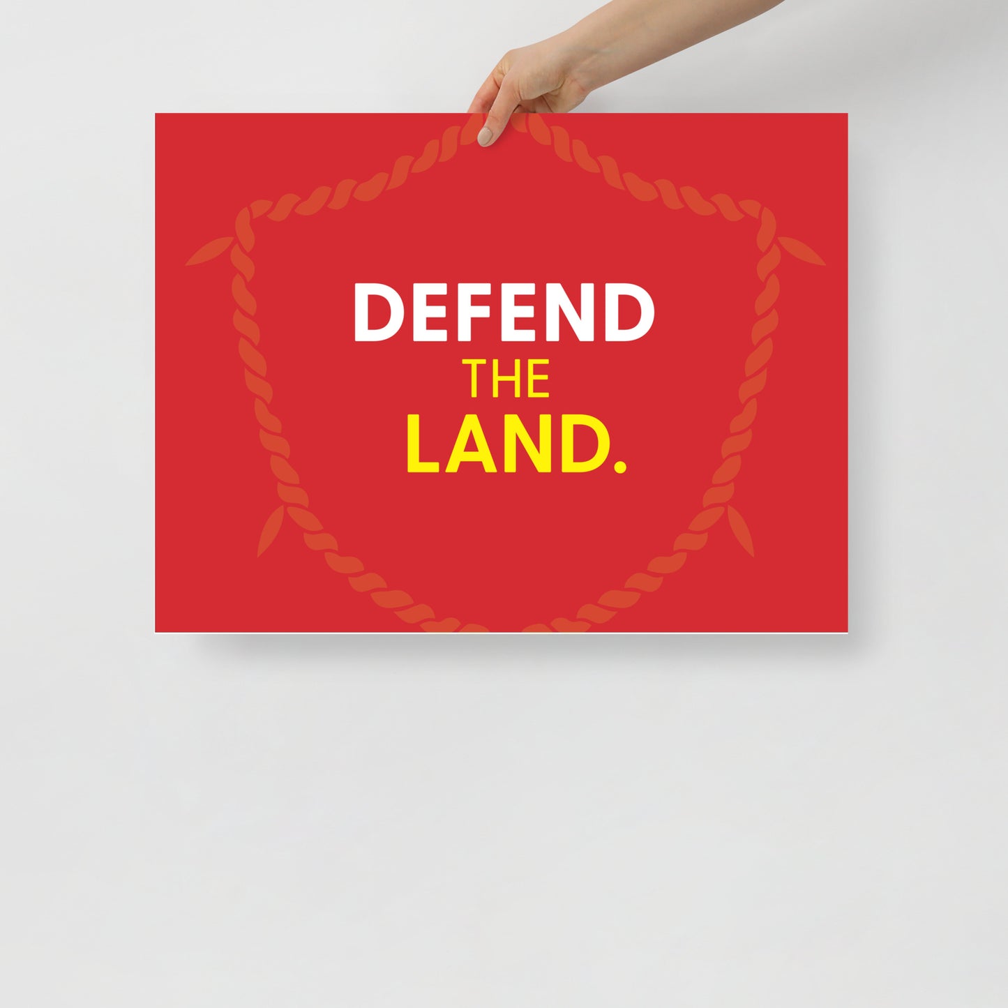 Defend The Land Poster