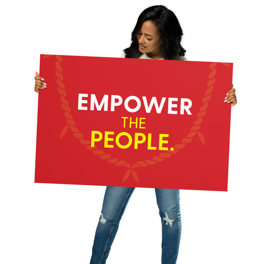 Empower The People Poster